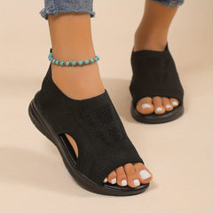 Matilda™ Open Toe Knitted Cut-out Sandals