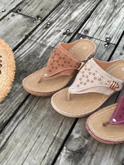 Loretta™ | Orthopaedic Stylish Wedge Flip-Flops