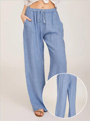 Layla™ | Drawstring Wide Leg Pants