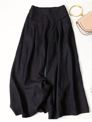 Serena™ I Solid Wide Leg Casual Palazzo Pants