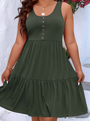 Olivia™ Plus Size Stretchy Comfort Tank Dress