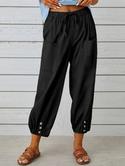 Bonnie™ Effortless Wide Leg Capri Pants