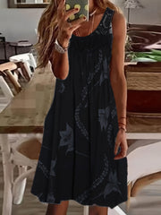 Jane™ Floral Print Eyelet Maxi Tank Dress