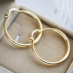 Aurelia™ | Vintage Golden Hoops