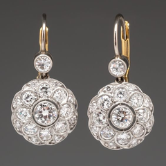 Amara™ | Vintage Rounded Mandala Crystal Earrings