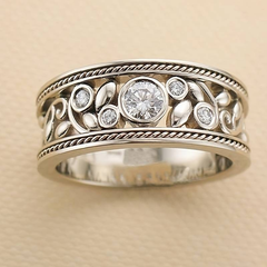 Vintage™ | Silver & Zirconia Ring