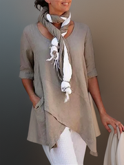 Halle™┃Cross Cut A-line Relaxed Tunic