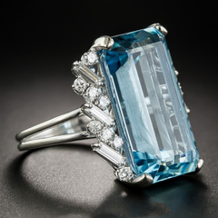 Vintage™ | Crystal Blue Ring