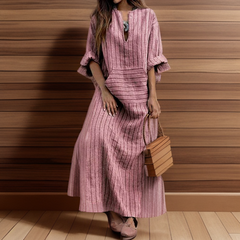 Hailey™┃Vintage Stripes Maxi Dress