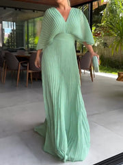 PAYA™ | Flowing ribbed maxi dress