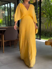 PAYA™ | Flowing ribbed maxi dress