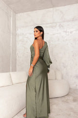 Emmeline™ | Elegant Slit Maxi-Dress